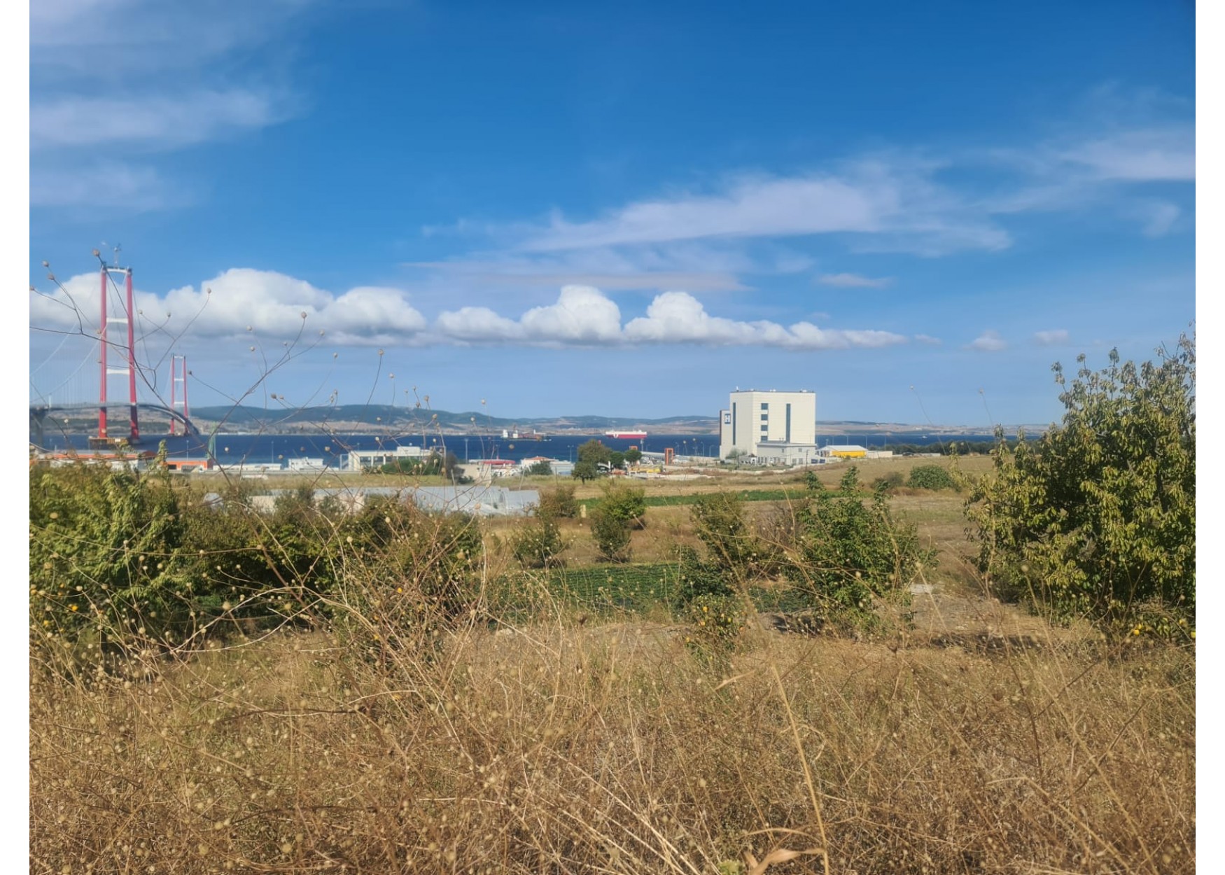  Çanakkale Lapseki Satılık Arazi Köprü ve Deniz Manzaralı